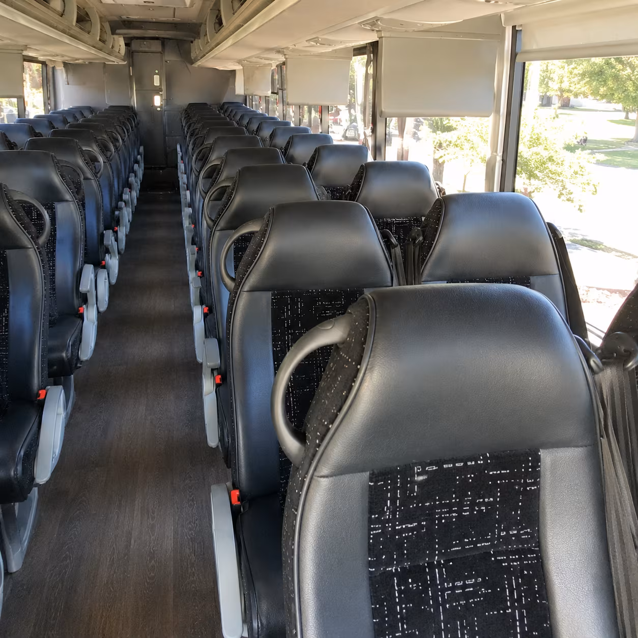 buckeye charter bus interior